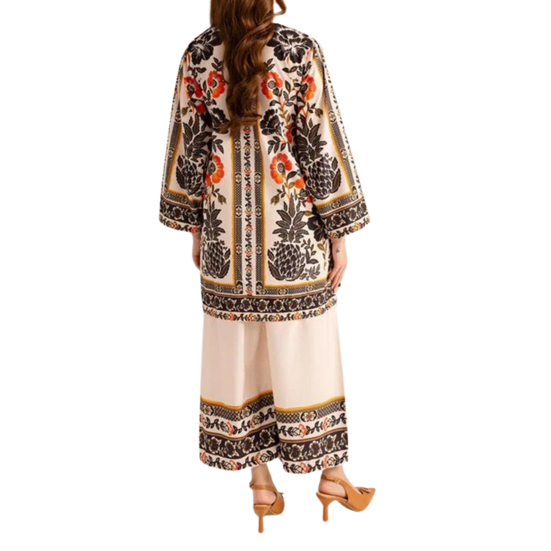 Trendy 2-Pcs Printed Suit- Ready to Wear