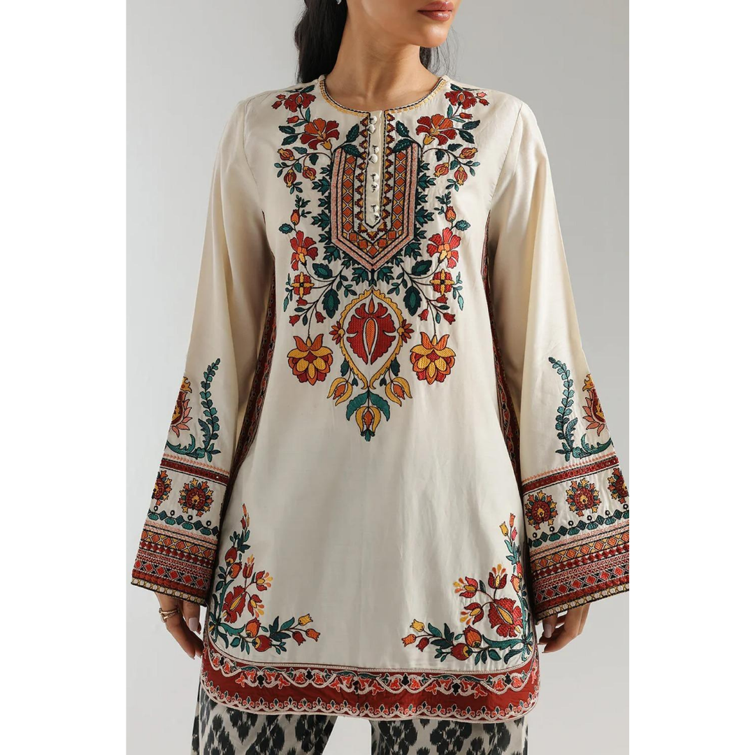 Women’s 2 Piece Grip & Cotton Printed Suit