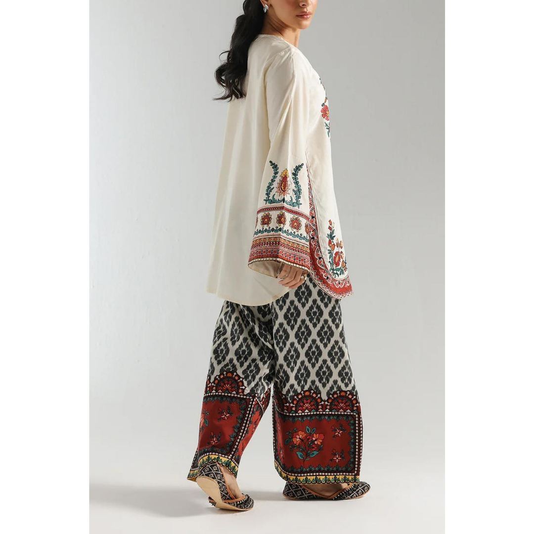 Women’s 2 Piece Grip & Cotton Printed Suit