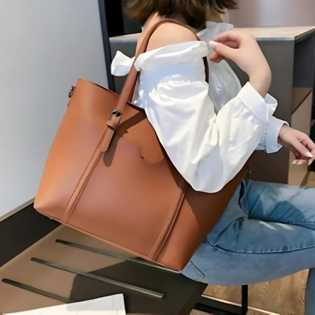 Everyday PU Leather Tote Bag