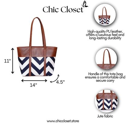 Women's Mustard Rexine Tote Bag with Top Handle