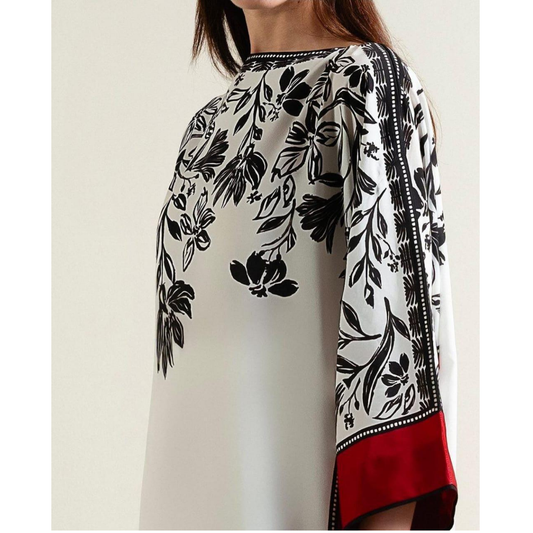 Arabian Blossom Lawn Suit - 3 Pcs